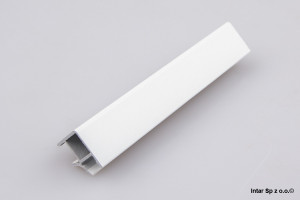 Narożnik do cokołu, Zewnętrzny/Wewnętrzny, Kąt 90 stopni, H-150 mm, PCV, Aluminiowy, REHAU