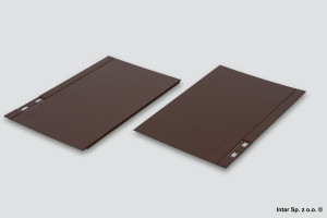 Metalowy element dekoracyjny LEGRABOX, Bok, 770C270AS Z, L-270 mm, Wys. C, R+L, Noble rust, BLUM