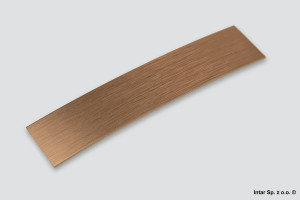 Obrzeże ABS, 1x28mm, AL05, 3551E, Brushed Copper, REHAU