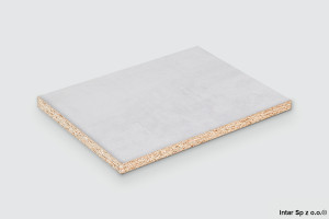 Płyta wiórowa laminowana, 44374 DP, Beton Art Opal Grey , Gr. 19 mm, 2800x2070 mm, KAINDL