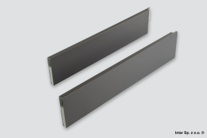 BOXCAP do MERIVOBOX, ZL4.600S.E, L-600 mm, Wys. E, Prawy+Lewy, Antracyt mat, BLUM