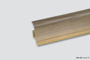 Listwa przypodłogowa z gumką SG56, SG5065, L-2500 mm, S-56 mm, 65 Pinia, SALAG