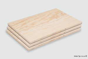 Sklejka iglasta Sosna szlifowana S/T., Kl. 1/2, Gr. 6 mm, 2500x1250 mm, SKLEJKA EKO