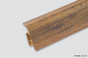 Listwa przypodłogowa PREXA, L-2500 mm, S-54 mm, H5 Orzech, ASPRO