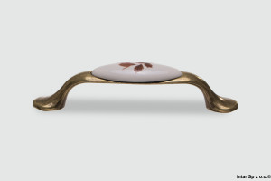 Uchwyt meblowy DP19-0096-AB-MLK-2, S=96 mm, Porcelana/Mosiądz, DC POLSKA