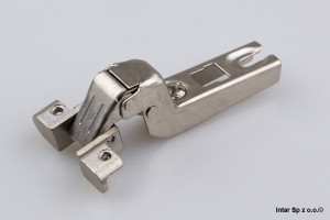 Zawias wpuszczany do ramki aluminiowej Kr15, 51MS410515000, Wkręty, Slide On, FGV