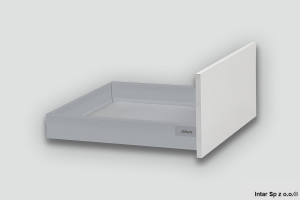 Komplet - Szuflada TANDEMBOX ANTARO, L-600 mm, Wys. M, 30kg, ZSF.39A2, Tip-On Blumotion L1, Szary, BLUM