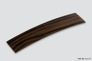 Obrzeże ABS, MIRROR GLOSS, 1x23mm, M608-FS70, 959E Drzewo oliwne/Brązowy, REHAU