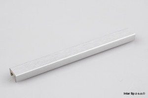 Zakończenie do cokołu, H-150 mm, Aluminiowy szczotkowany, REHAU