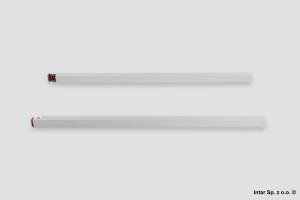 Reling podłużny górny MERIVOBOX, ZR4.550RS.ERE, L-550 mm, Prawy+Lewy, Jedwabiście biały mat, BLUM