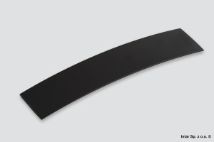 Obrzeże ABS, MIRROR GLOSS, 1x43mm, 85382, 97959 Ciemny szary, REHAU