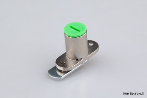 Zamek meblowy zapadkowy SYMO, 235.59.600, A180, Nikiel, HAFELE