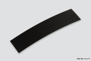 Obrzeże ABS, 1x23mm, 0190AF, 140339, Czarny mat szlachetny, REHAU