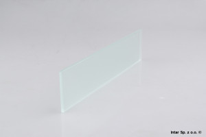 Szklany element dekoracyjny ANTARO, Bok, Z37R617D, L-650 mm, Wys. D, R+L, Satynowy, BLUM