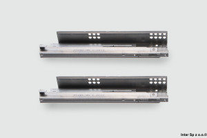 Prowadnica TANDEM, 550F3000T, L-300 mm, 30 kg, Prawa+Lewa, Cz臋艣ciowy wysuw, Tip-On, Wymaga sprz臋g艂a P+L, BLUM
