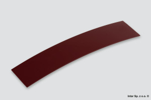 Obrzeże ABS, MIRROR GLOSS, 1,3x23mm, 5642B, 76474, Czerwony połysk, REHAU