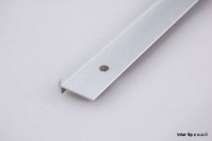 Listwa szczelinowa do blatów 38, LMB-SZCZ38-05, L-600 mm, Aluminium, GTV