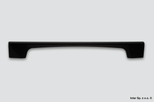 Uchwyt meblowy LINEA, C-6476.P61, S=192 mm, Czarny mat, NOMET