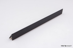 Uchwyt meblowy VERBA, C-5810-340/320.P61, S=320 mm, Czarny mat, NOMET