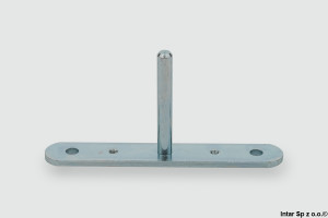 Wspornik-adapter ścienny TRIADE, C010000965, Do półek gr. 25-40 mm, Ocynk, ITALIANA FERRAMENTA