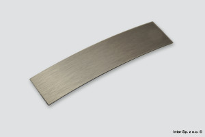 Obrzeże ABS, 1x43mm, AL03, 3559E, Brushed Inox, REHAU