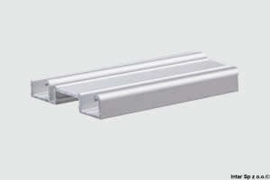 Tor dolny GEMINI Decor II, 04591, L-1700 mm, Srebrny, SEVROLL