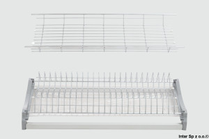 Ociekarka dwupoziomowa, STANDARD 600, W-2507-600A.G2, S-600 mm, Chrom połyskowy, NOMET
