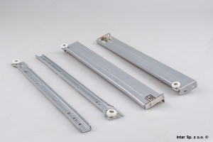 Stalowe boki szuflady, SPR-10150-350, L-350 mm, H-150 mm, Szary, GAMET