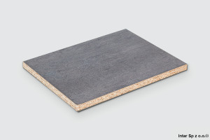 Płyta wiórowa laminowana, K4453 DP, Concrete Weave Anthracite, Gr. 19 mm, 2800x2070 mm, KAINDL