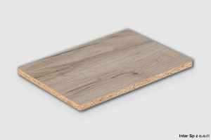 Płyta wiórowa laminowana, K002 PS, Dąb Craft Szary, Gr.16 mm, 2800x2070 mm, KRONOSPAN 