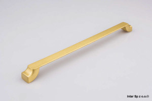Uchwyt meblowy SOLDE, C-5729-320.G77, S=320 mm, Złoty mat, NOMET