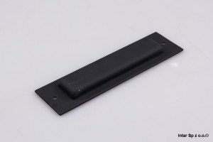 Uchwyt meblowy wpuszczany DESIGN LINE, 337-100, 228x32 mm, Czarny mat, VALCOMP