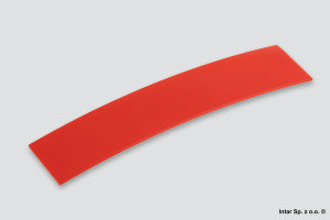 Obrzeże ABS, MIRROR GLOSS, 1x23mm, M207-FS70, 78245 Intensywny czerwony, REHAU