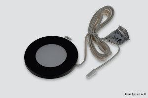 Oprawa okrągła LED MAGNETO, MAGNETO-CZ-60K-01, 2,8W, Przewód 2 m, Czarny, Biały zimny, DESIGN LIGHT