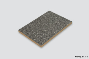 Płyta MDF, Splashback, 2-str., K203/K204 PE/PE, Granit Antracyt, 10X640x4100 mm, EN 16516, KRONOSPAN