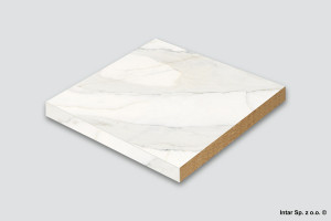Blat roboczy Square Edge, K551 SU, Carrara, 38x1200x4100, 1str., KRONOSPAN