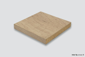 Blat roboczy Square Edge, K107 FP, Dąb Endgrain Elegance, 38x1200x4100, 1str., KRONOSPAN 