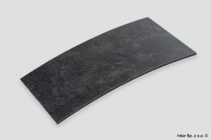 Obrzeże ABS, 1x43 mm, K353 RT, K0353 Beton czarny, SCHILSNER