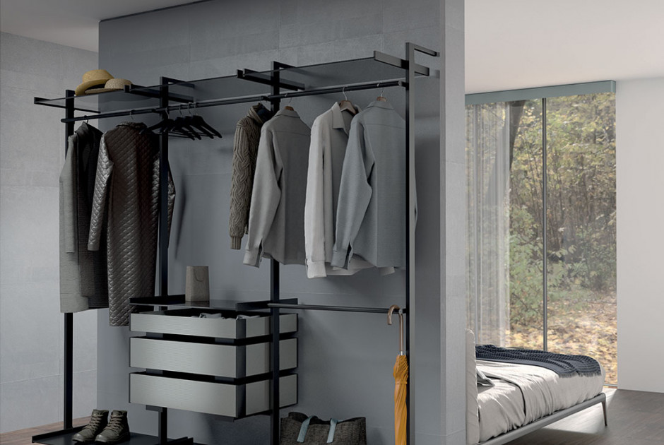 System Ritmo – zorganizowana przestrzeń do garderoby i przedpokoju