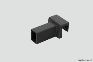 Uchwyt relingu poprzecznego LEGRABOX FREE, ZC7U11E0, AMBIA-LINE, Antracyt mat, BLUM