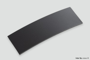Obrzeże ABS, 2x43mm, X-12007 Czarny Grafit MP, U12007, SCHILSNER