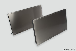 Boki do szuflady LEGRABOX PUR770F4502IE, , L-450 mm, Wys. F, Prawy + Lewy, Inox, BLUM