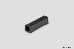 Adapter TIP-ON do drzwi, 956.1201, Prosty, Kr贸tki, Czarny carbon, BLUM