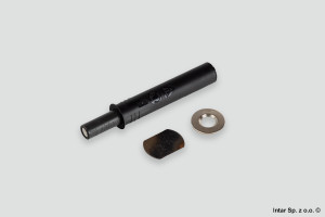 Odbojnik TIP-ON, 956.1004, Do drzwi, Kr贸tki z magnesem, Czarny carbon, BLUM