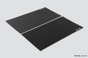 Metalowy element dekoracyjny LEGRABOX, Bok, 770F450ASGCZ, L-450 mm, Wys. F, R+L, Czarny carbon/Carbon look, BLUM