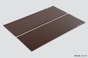 Metalowy element dekoracyjny LEGRABOX, Bok, 770C500AS Z, L-500 mm, Wys. C, R+L, Noble rust, BLUM