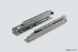 Prowadnica TANDEM, 560F4000T, L-400 mm, 30 kg, Prawa+Lewa, Pełen wysuw, Tip-On, Wymaga sprzęgła P+L, BLUM