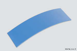 Obrzeże ABS, 2x43mm, K0517 Lazurowy Błękit, SU K517, SCHILSNER