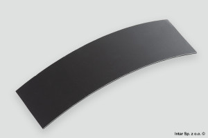 Obrzeże ABS, 0,8x43mm, K0190 Czarny, AM 0190, SCHILSNER