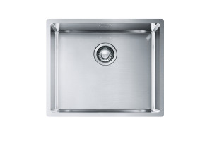 Zlewozmywak 3w1 stalowy Linia Box BXX 210/110-50,127.0453.656, Stal szlachetna szczotkowana, FRANKE